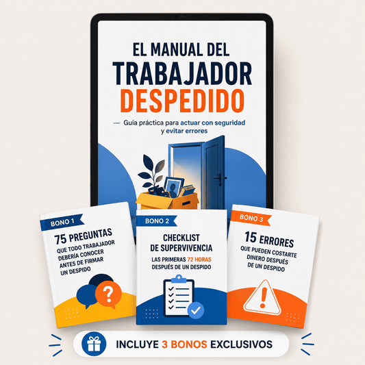 El Manual del trabajador despedido | Guía práctica para actuar con seguridad y evitar errores